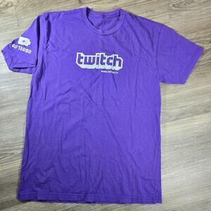 Official TwitchCon Event Staff Admin Shirt Adult Medium Twitch Video Game Stream